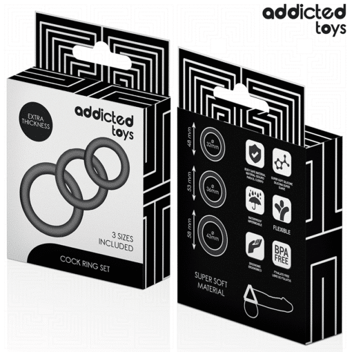 Addicted Toys - Set of Silicone Rings Model 1 - Image 2