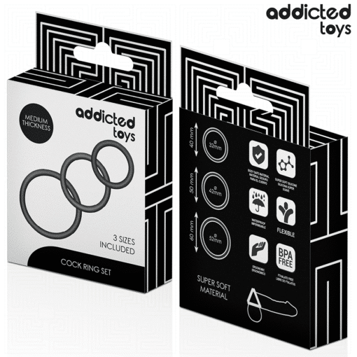 Addicted Toys - Set of Silicone Rings Model 2 - Image 2