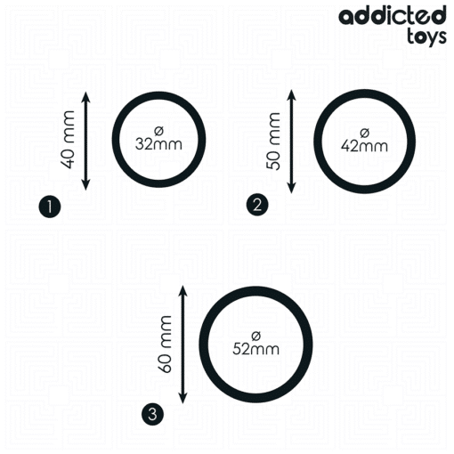 Addicted Toys - Set of Silicone Rings Model 2 - Image 4