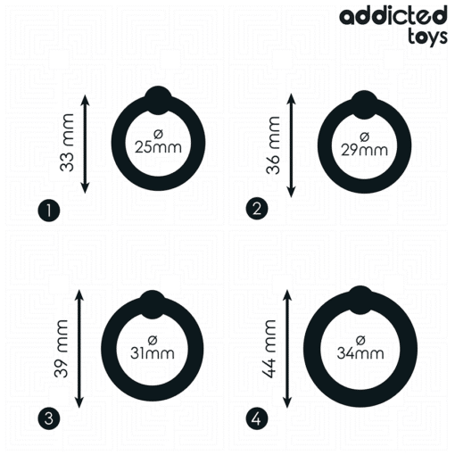 Addicted Toys - Set of Pressure Silicone Rings - Image 4