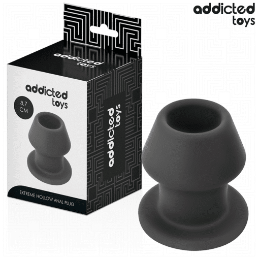 Addicted Toys – Extreme Hollow Silicone Anal Plug Medium 8.7CM