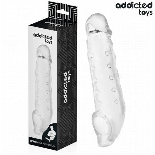 Addicted Toys - Transparent Penis Sheath Medium 27 CM