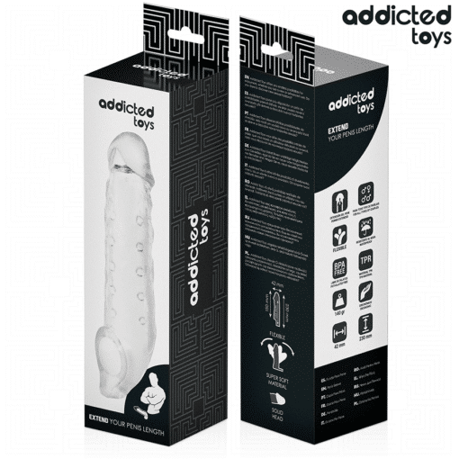 Addicted Toys - Transparent Penis Sheath Medium 27 CM - Image 6