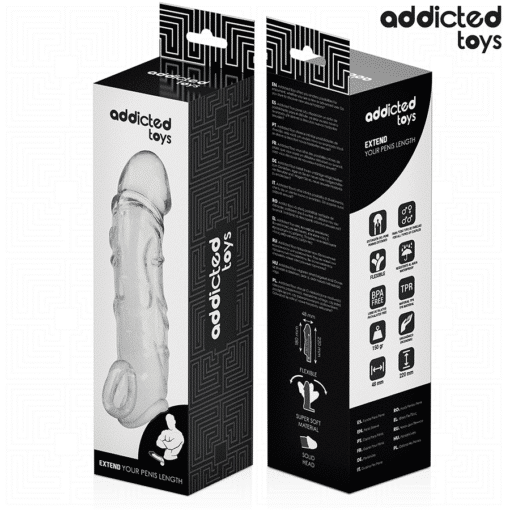 Addicted Toys - Transparent Penis Extension 27 CM - Image 6