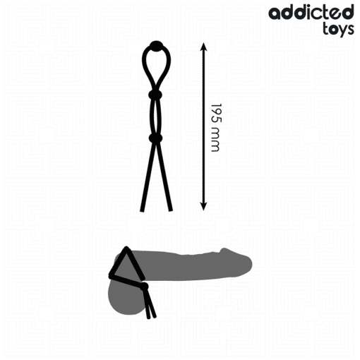 Addicted Toys – Triple Lasso Cock Tie - Image 3