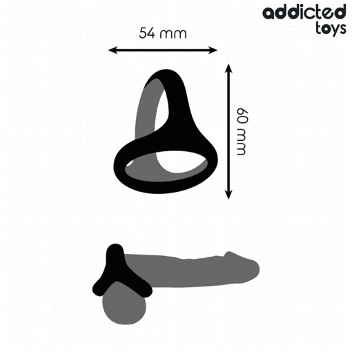 Addicted Toys - Thick Triple Penis Ring - Image 3