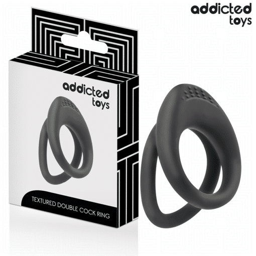 Addicted Toys - Textured Double Silicone Ring