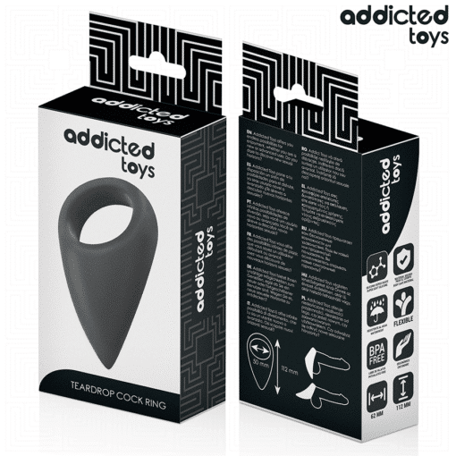 Addicted Toys - Teardrop Silicone Ring 50MM - Image 6