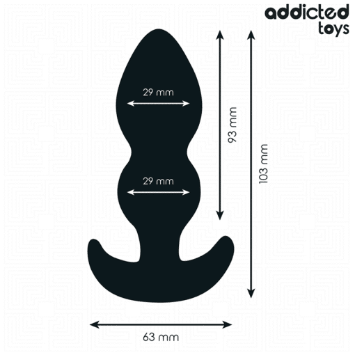 Addicted Toys - Anal Silicone Plug Small 10.3 CM - Image 3