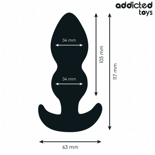 Addicted Toys - Anal Silicone Plug Large 11.7 CM - Image 3