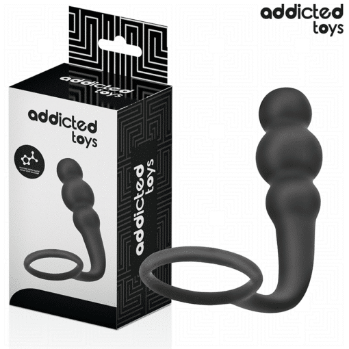 Addicted Toys – Silicone Anal Plug with Ring Model 1