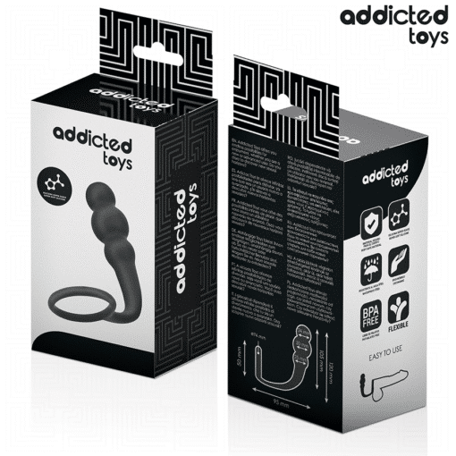 Addicted Toys – Silicone Anal Plug with Ring Model 1 - Image 6