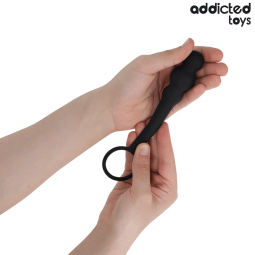 Addicted Toys – Silicone Anal Plug with Ring Model 1 - Image 3