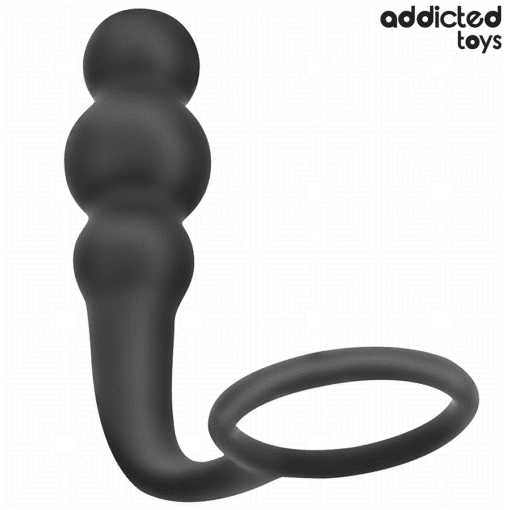 Addicted Toys – Silicone Anal Plug with Ring Model 1 - Image 2