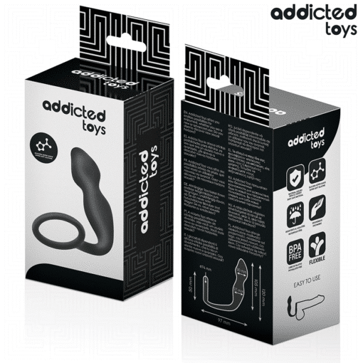Addicted Toys – Silicone Anal Plug with Ring Model 2 - Image 6