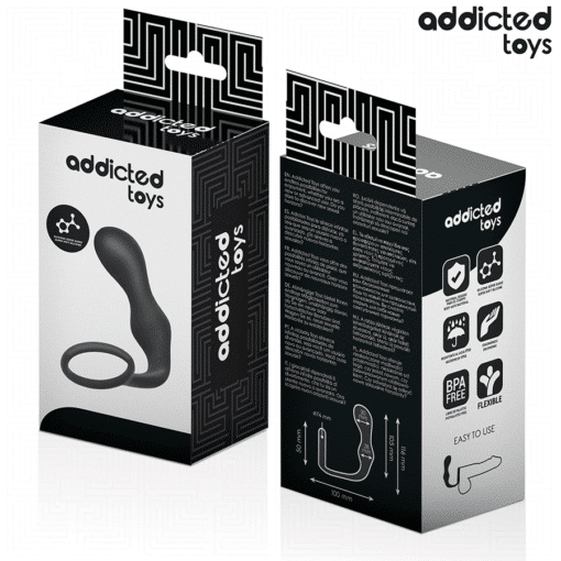 Addicted Toys – Silicone Anal Plug with Ring Model 3 - Image 6