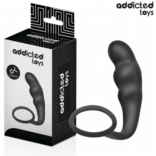 Addicted Toys – Silicone Anal Plug with Ring Model 4