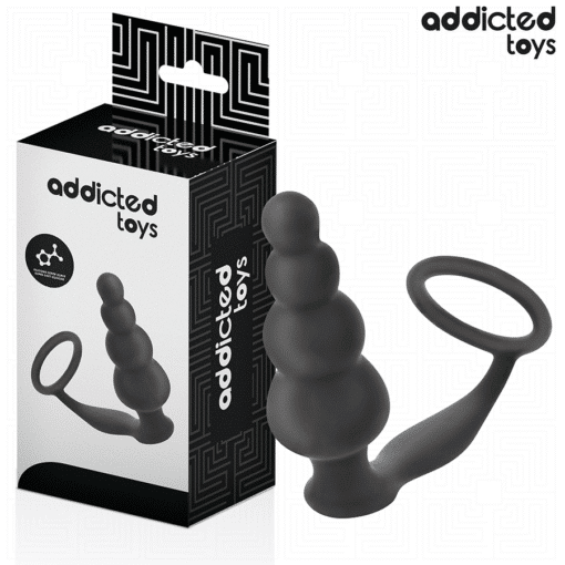 Addicted Toys – Silicone Anal Plug with Ring Model 5