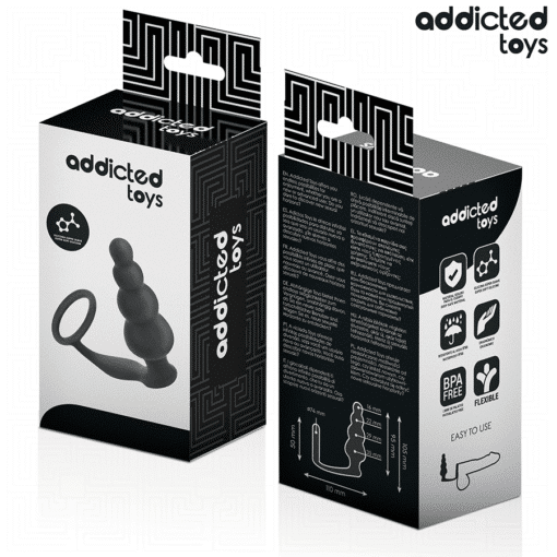 Addicted Toys – Silicone Anal Plug with Ring Model 5 - Image 6