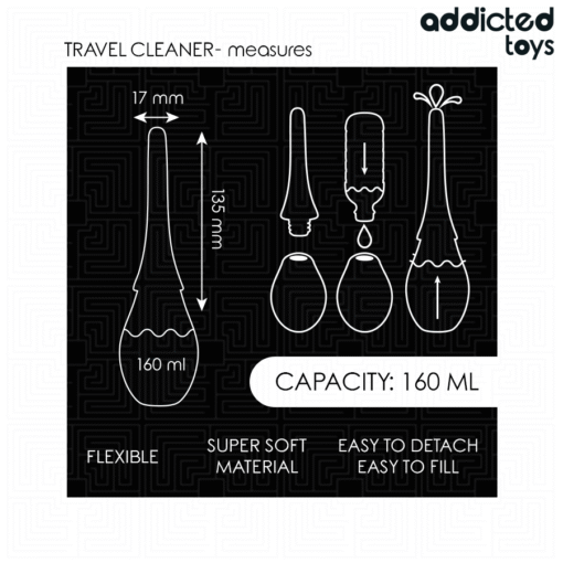 Addicted Toys - Travel Anal Cleaner Model 3 - Image 4