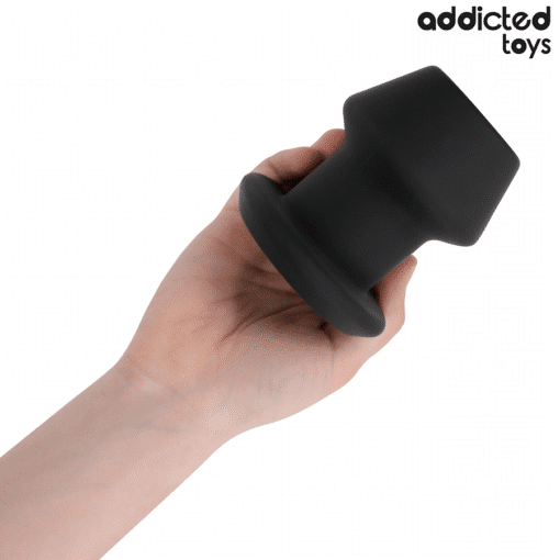 Addicted Toys – Extreme Hollow Silicone Anal Plug Large 10.4CM - Image 5