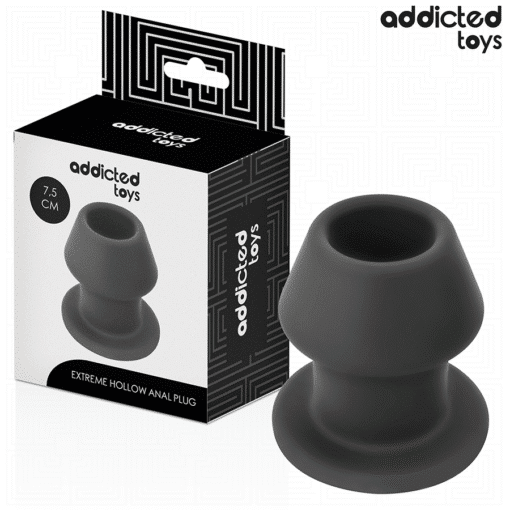 Addicted Toys – Extreme Hollow Silicone Anal Plug Small 7.5CM