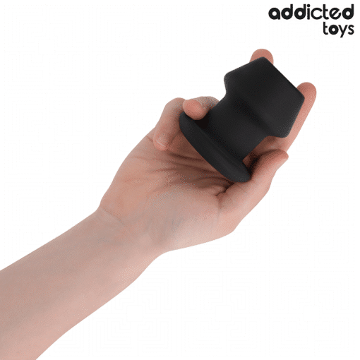Addicted Toys – Extreme Hollow Silicone Anal Plug Small 7.5CM - Image 5