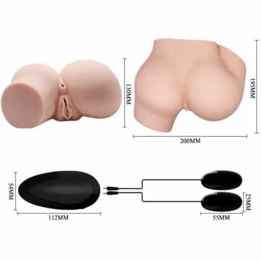 Crazy Bull - Passion Lady Butt with Realistic Vagina and Anus with Vibration - Image 2