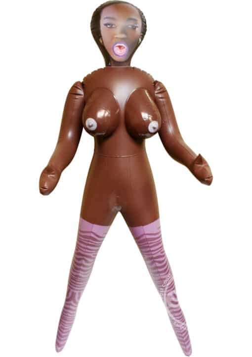 Mercedes Inflatable Love Doll - Chocolate - Image 2