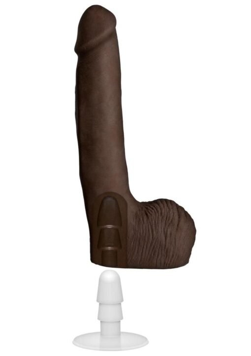 Vac-U-Lock Signature Cocks Ultraskyn Rob Piper Dildo with Removable Suction Cup 10.5in – Chocolate - Image 2