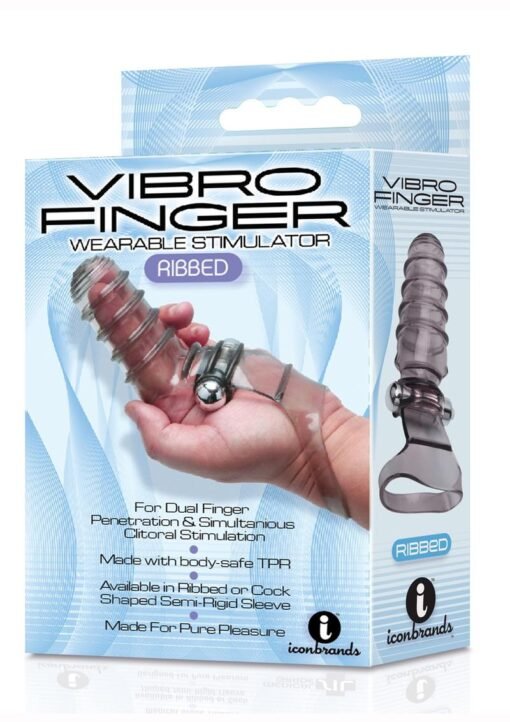 The 9's - VibroFinger Massager - Ribbed