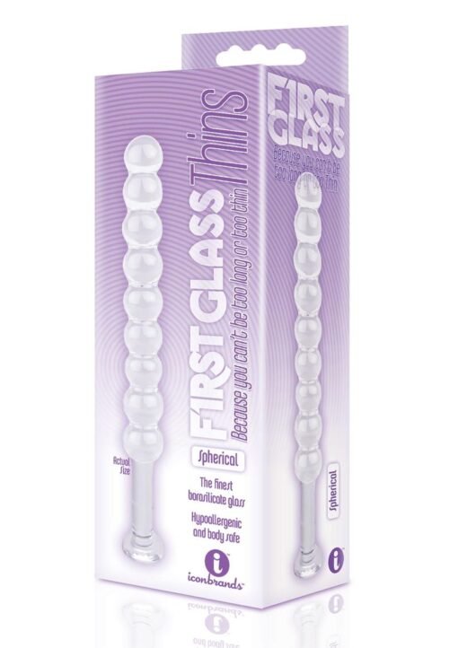 The 9’s – First Glass Thins Spherical Glass Plug - Clear