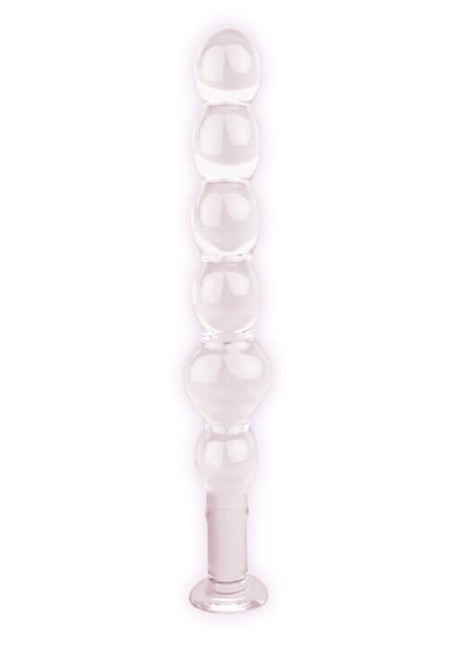 The 9’s - First Glass Thins Elliptical Glass Plug - Clear - Image 2