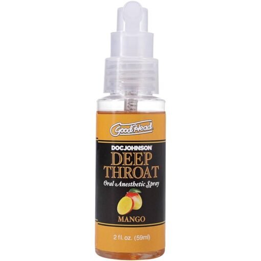 GoodHead Deep Throat Oral Anesthetic Spray Mango 2oz - Image 2