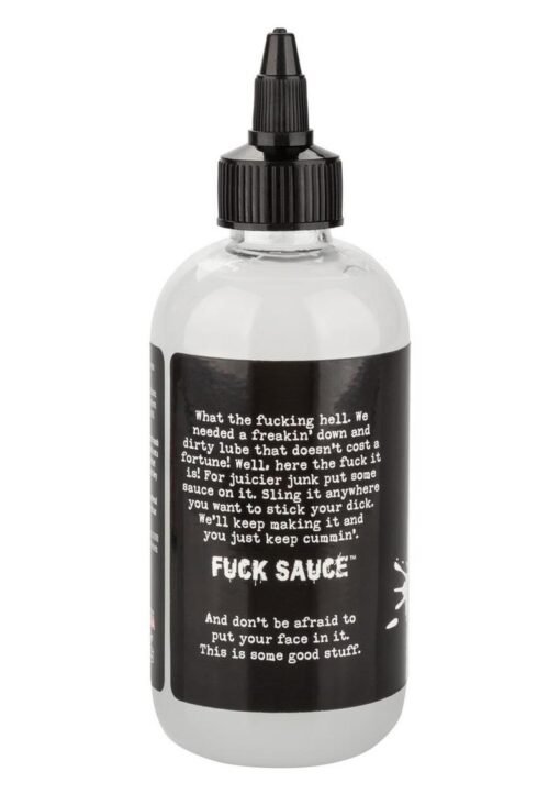Fuck Sauce Anal Numbing Water Based Lubricant 8oz - Image 2