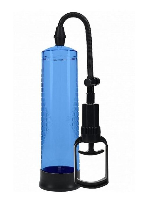 Pumped Basic Pump 2 Water Resistant Silicone Penis Pump - Blue - Image 3