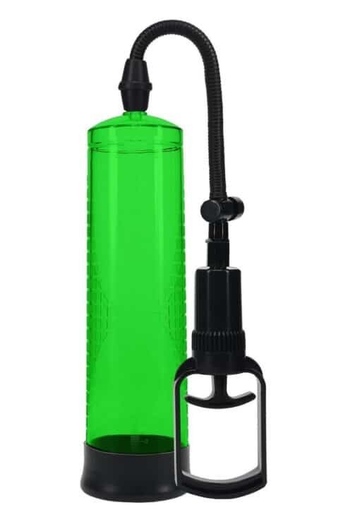 Pumped Basic Pump 2 Water Resistant Silicone Penis Pump - Green - Image 3