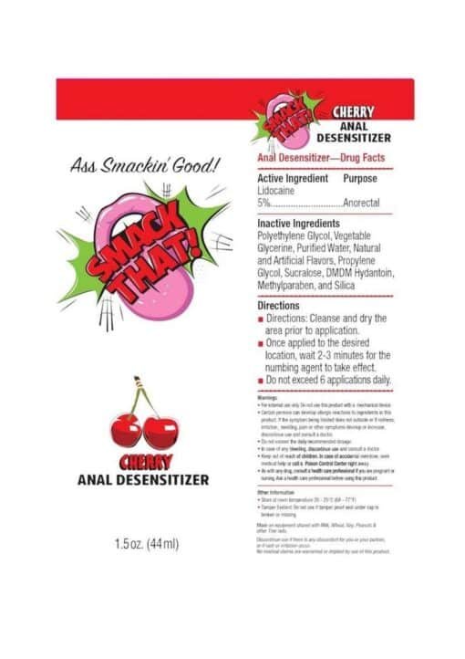 Smack That Anal Desensitizer 1.5oz - Cherry - Image 2