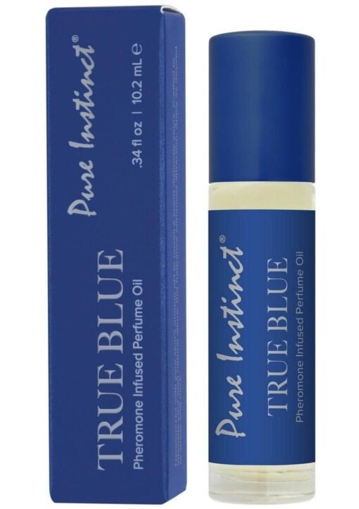Pure Instinct Pheromone Perfume Oil Roll On - True Blue -10.2ml/.34oz