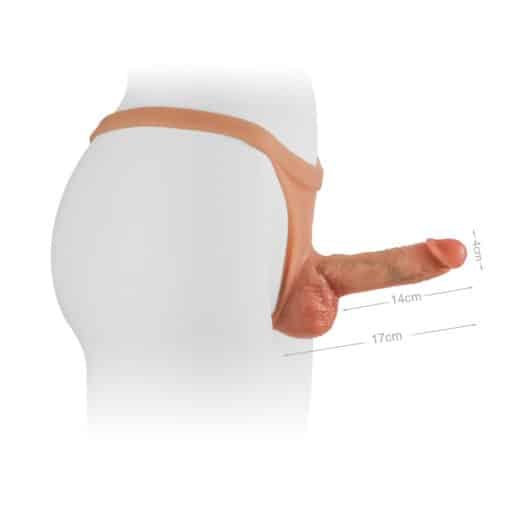 Versatile Extreme Realistic Dildo Pants 6.7" - Image 3