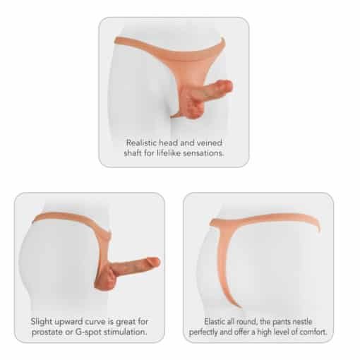 Versatile Extreme Realistic Dildo Pants 6.7" - Image 5