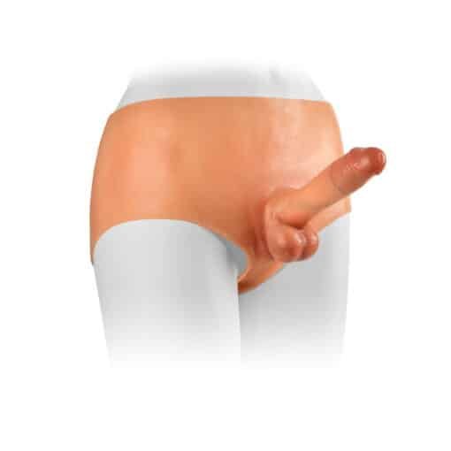 Versatile Pants with Hollow Realistic Dildo 7" - Image 4