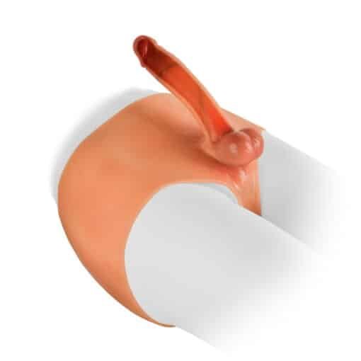 Versatile Pants with Hollow Realistic Dildo 7" - Image 2