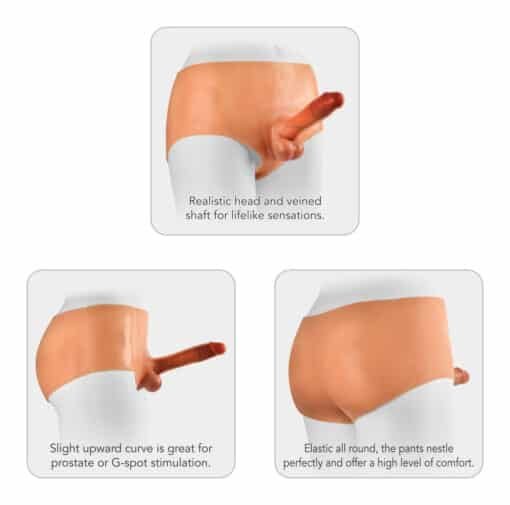 Versatile Pants with Hollow Realistic Dildo 7" - Image 7