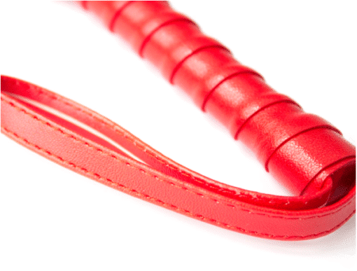 Fetish Boutique Red Deluxe Flogger (45CM) - Image 3