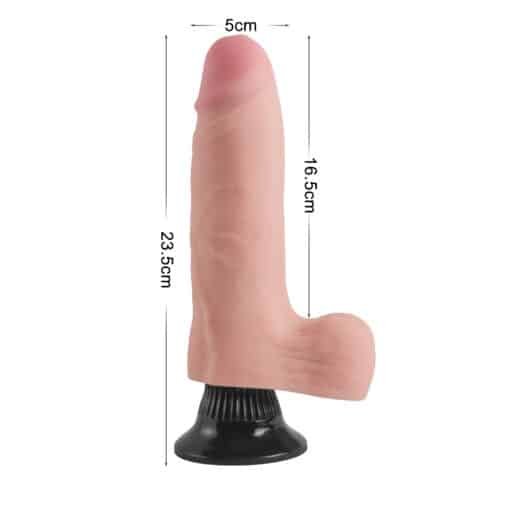 9.2” Extreme Soft Dual Layer Realistic Dildo Vibrator - Image 4