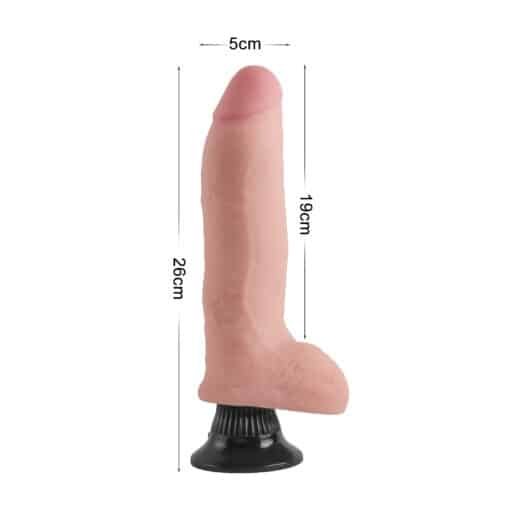10.2” Extreme Soft Dual Layer Realistic Dildo Vibrator - Image 4