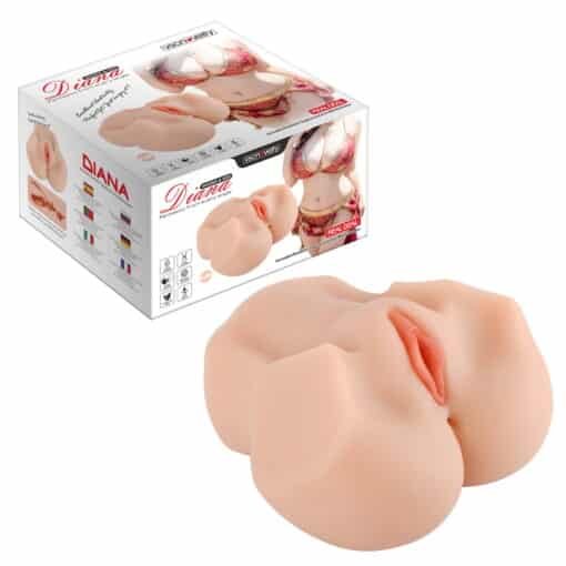 Versatile Realistic Vagina and Ass Masturbator-Diana (1.9KG )