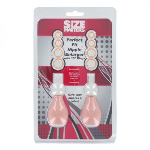 Size Matters Perfect Fit Nipple Enlarger Pumps with O Rings
