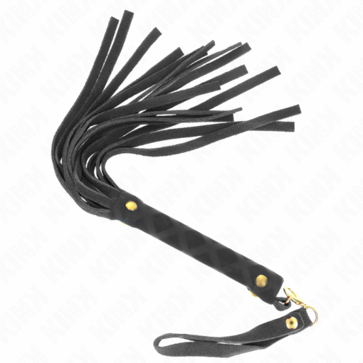 Kink - Black Suede Mini Whip 30cm Nr 6